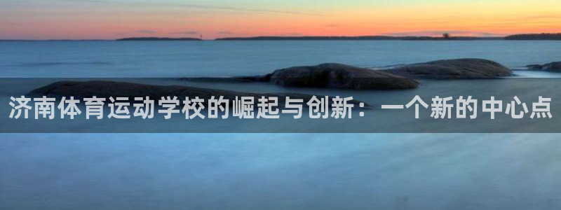 欧亿体育官方正版app新能源：济南体育运动学校的崛起
